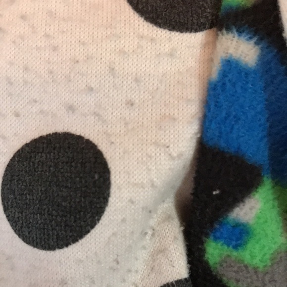 Circo S 8-10 Footed blanket sleeper black fleece - Picture 3 of 6